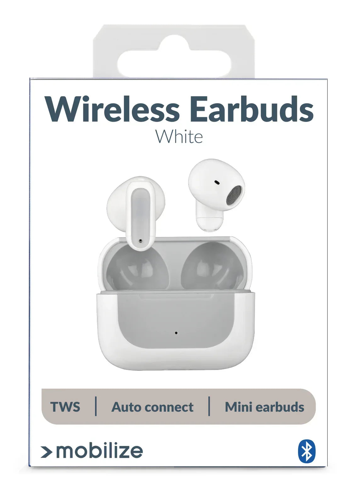 Mobilize Bluetooth Tws Earbuds Mini White - Essentify