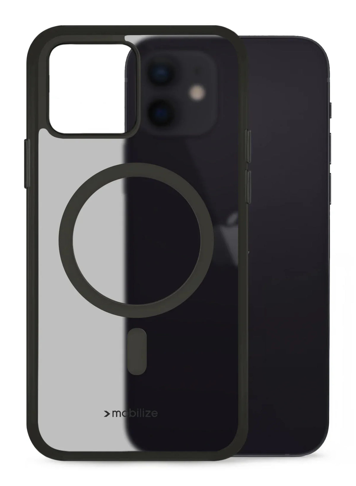 Mobilize Magsafe Compatible Hybrid Pro Case Apple Iphone 12/12 Pro Black - Essentify