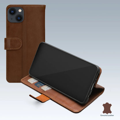 Mobilize Leather Wallet Apple Iphone 13 Mini Brown - Essentify