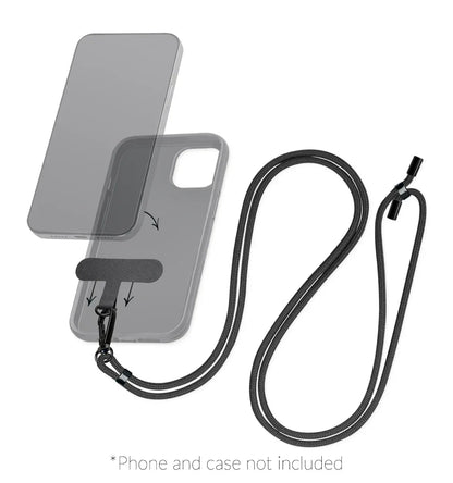 Mobilize Nylon Lanyard Black - Essentify