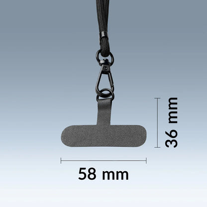 Mobilize Nylon Lanyard Black - Essentify