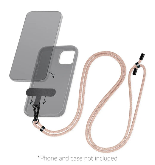 Mobilize Nylon Lanyard Pink - Essentify