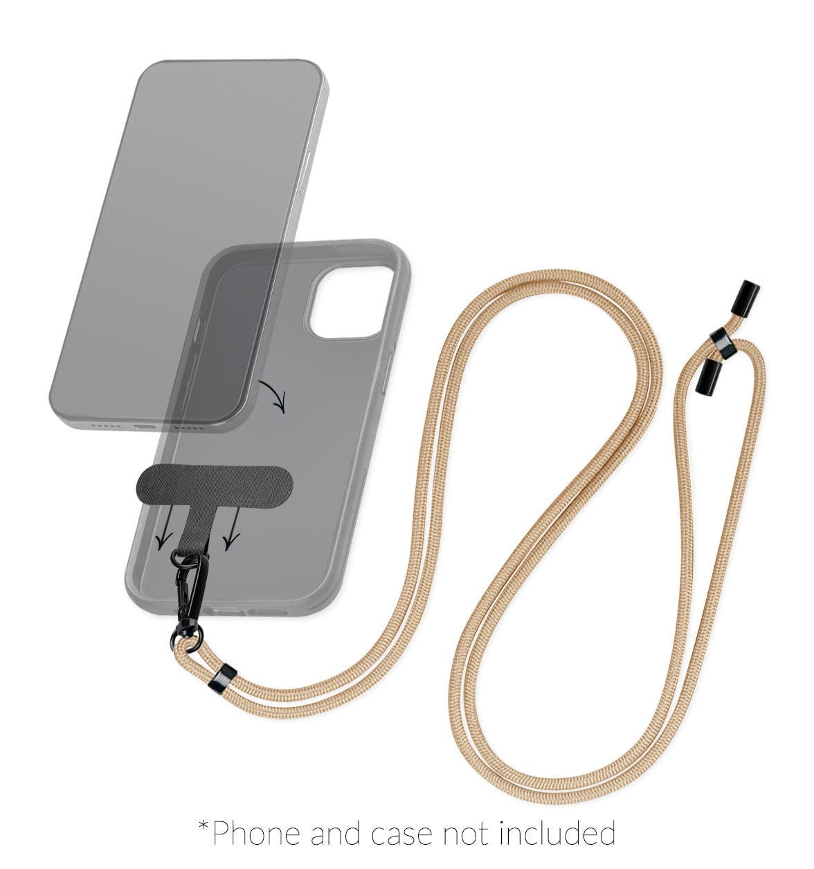 Mobilize Nylon Lanyard Sand