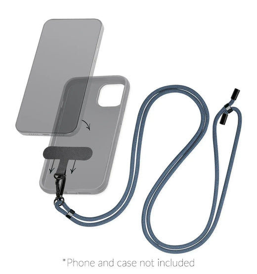 Mobilize Nylon Lanyard Blue - Essentify