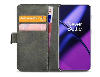 Mobilize Classic Gelly Wallet Book Case Oneplus 11 Black - Essentify