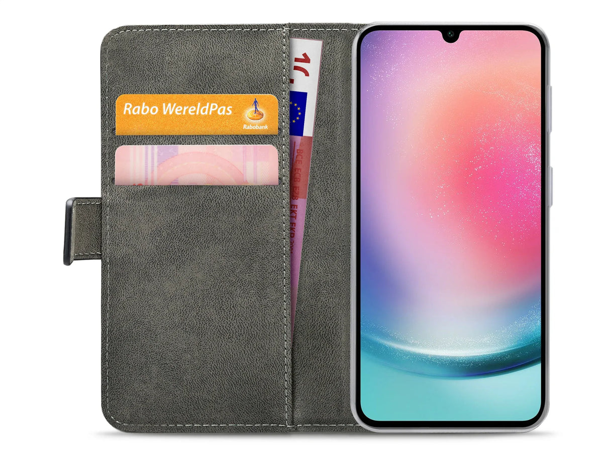 Mobilize Classic Gelly Wallet Book Case Samsung Galaxy A24 4G Black - Essentify