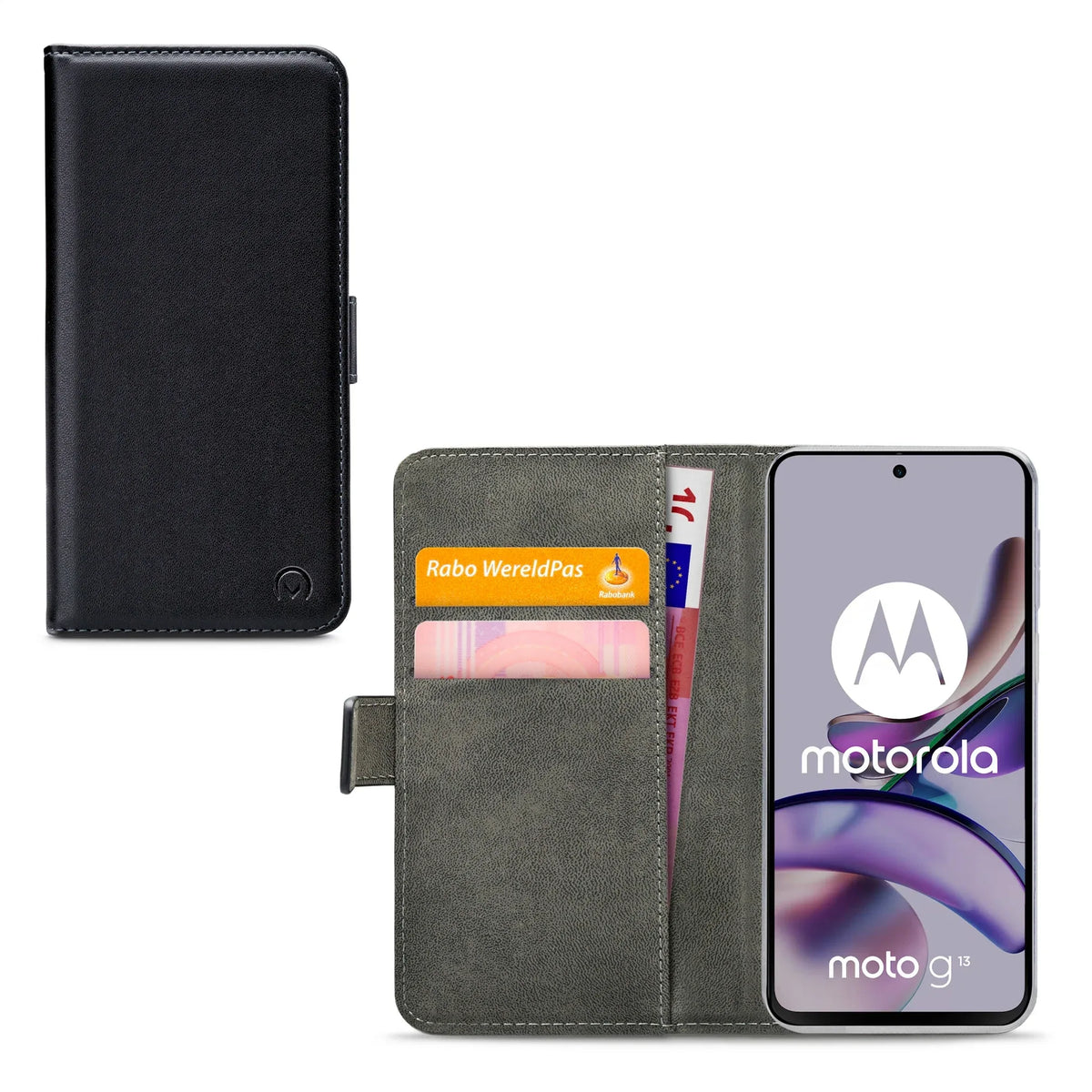 Mobilize Classic Gelly Wallet Book Case Motorola Moto G13 4G/G23 4G Black - Essentify
