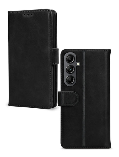 Mobilize Leather Wallet Samsung Galaxy A14 4G/5G Black - Essentify