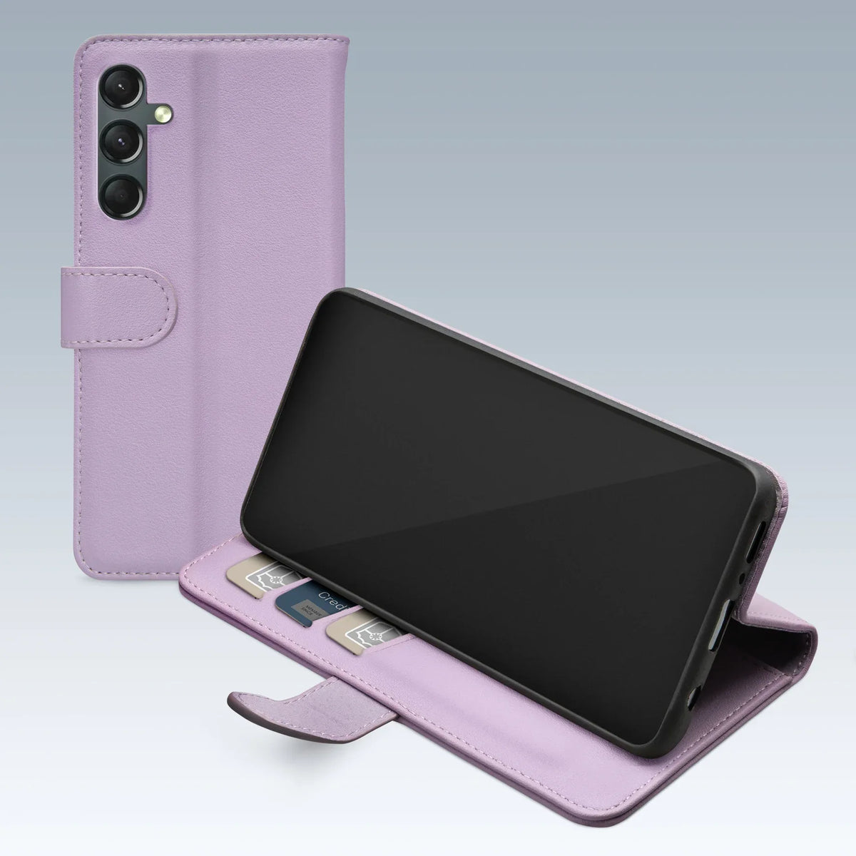Mobilize Premium Gelly Wallet Book Case Samsung Galaxy A24 4G Purple - Essentify