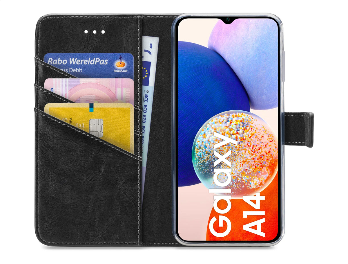 My Style Flex Wallet For Samsung Galaxy A14 4G/5G Black - Essentify