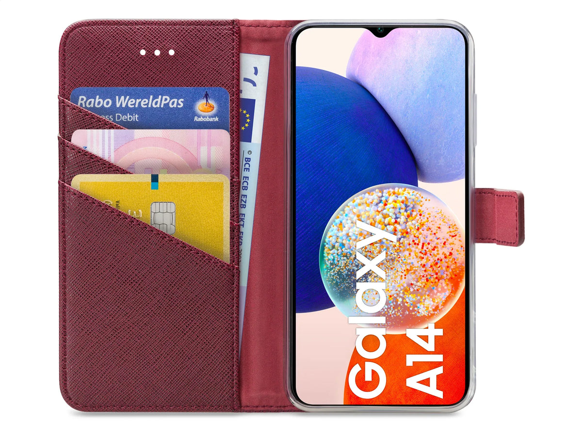 My Style Flex Wallet For Samsung Galaxy A14 4G Bordeaux - Essentify