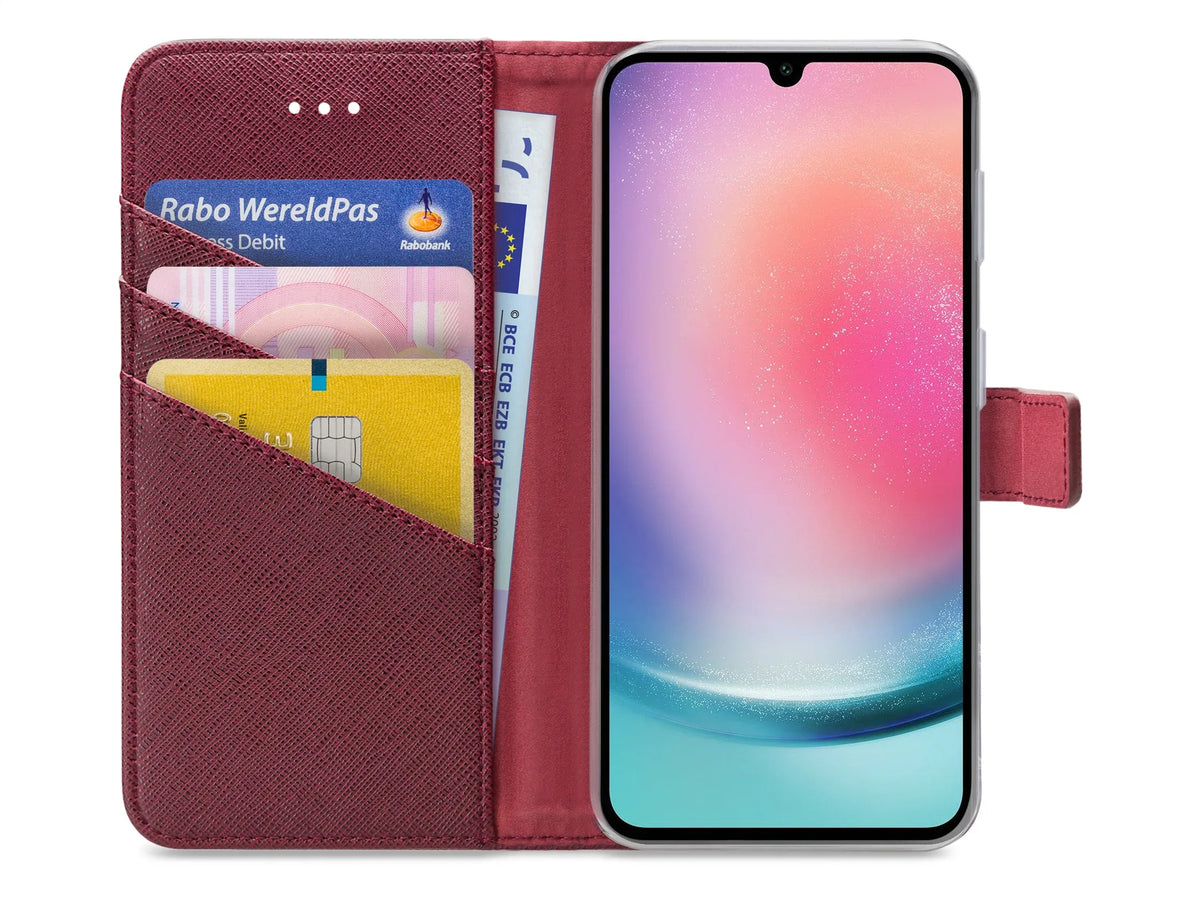 My Style Flex Wallet For Samsung Galaxy A24 4G Bordeaux - Essentify