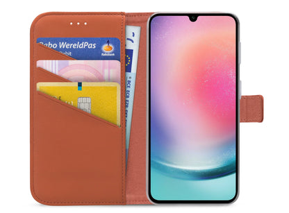 My Style Flex Wallet For Samsung Galaxy A24 4G Rust Red - Essentify