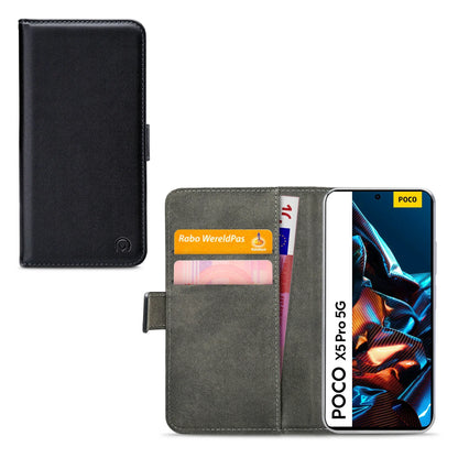 Mobilize Classic Gelly Wallet Book Case Xiaomi Poco X5 Pro 5G Black - Essentify