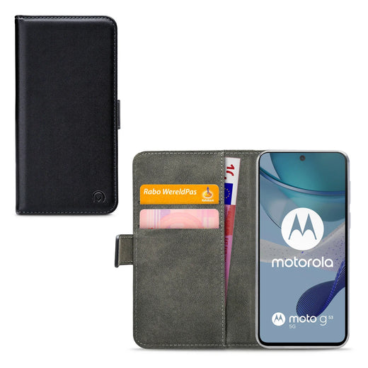 Mobilize Classic Gelly Wallet Book Case Motorola Moto G53 5G Black - Essentify