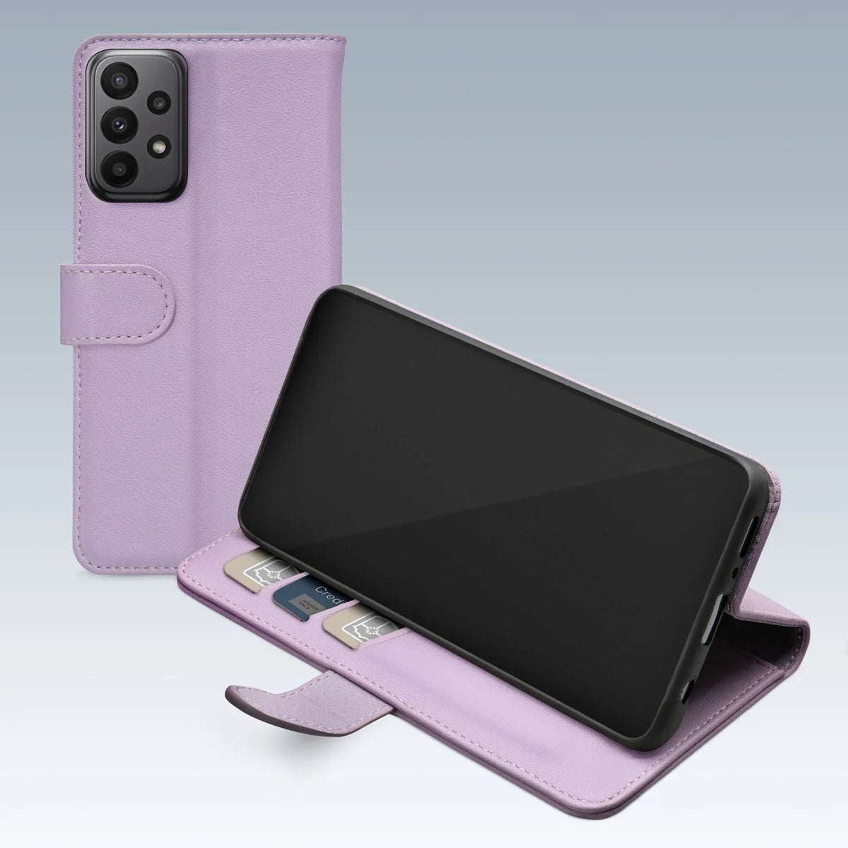 Mobilize Premium Gelly Wallet Book Case Samsung Galaxy A23 5G Purple - Essentify