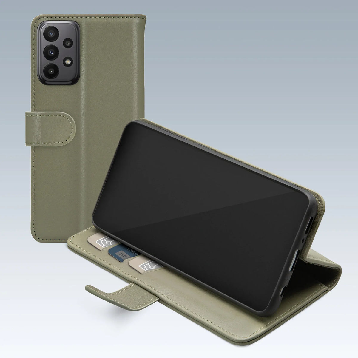 Mobilize Premium Gelly Wallet Book Case Samsung Galaxy A23 5G Green - Essentify