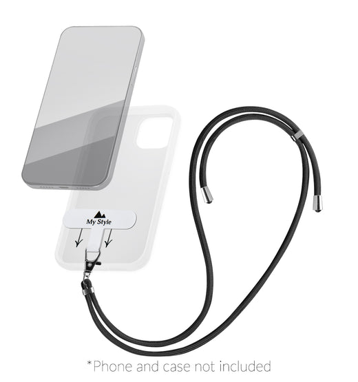 My Style Smartphone Lanyard Black
