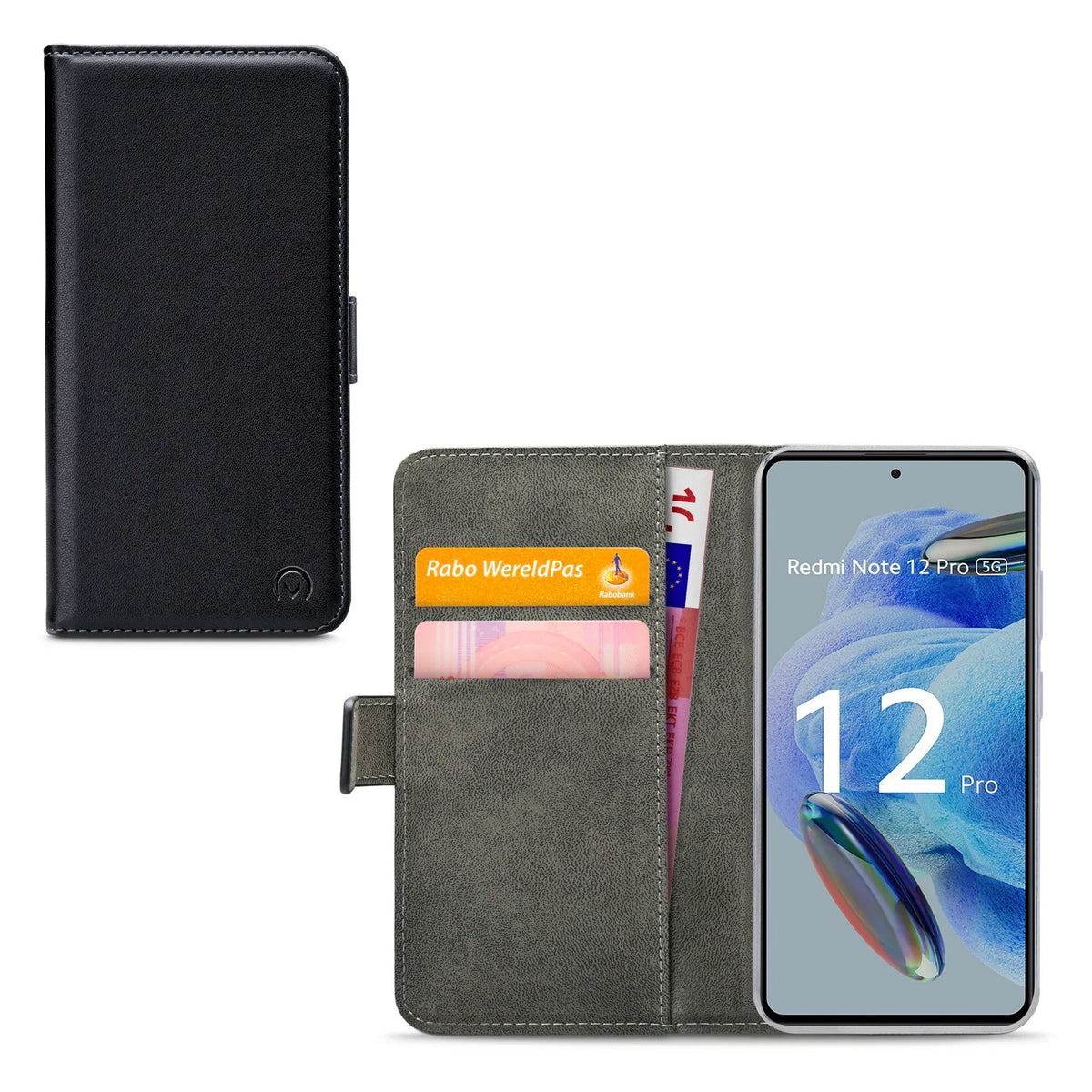 Mobilize Classic Gelly Wallet Book Case Xiaomi Redmi Note 12 Pro 5G Black - Essentify
