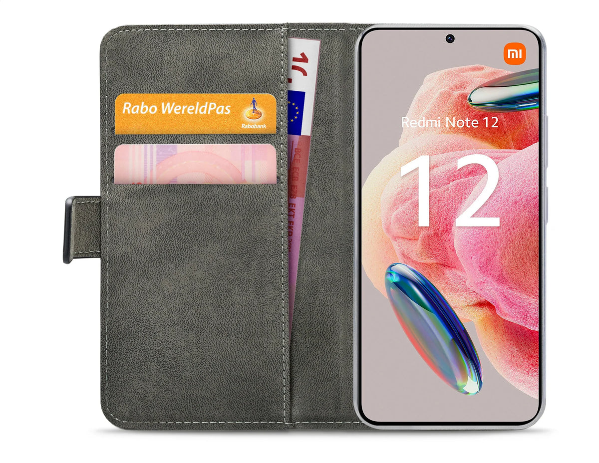 Mobilize Classic Gelly Wallet Book Case Xiaomi Redmi Note 12 4G Black - Essentify