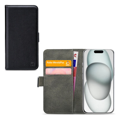 Mobilize Classic Gelly Wallet Book Case Apple Iphone 13/14/15 Black - Essentify