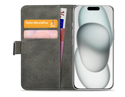 Mobilize Classic Gelly Wallet Book Case Apple Iphone 13/14/15 Black - Essentify