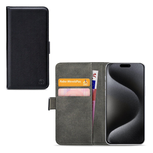 Mobilize Classic Gelly Wallet Book Case Apple Iphone 15 Pro Max Black - Essentify
