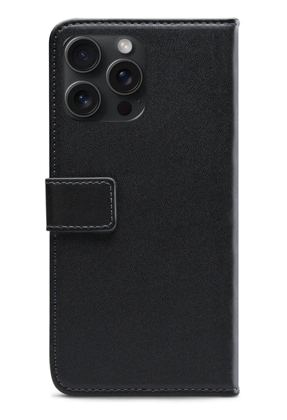 Mobilize Classic Gelly Wallet Book Case Apple Iphone 15 Pro Max Black - Essentify