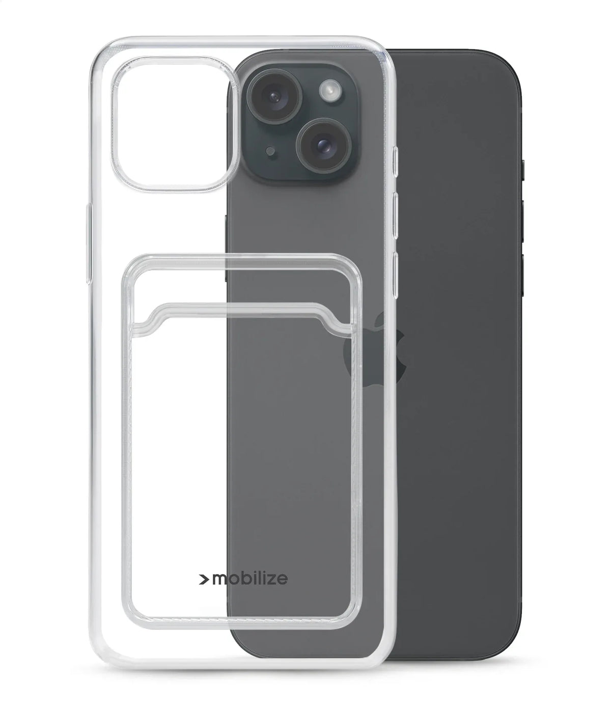 Mobilize Gelly Card Case Apple Iphone 15 Plus Clear - Essentify
