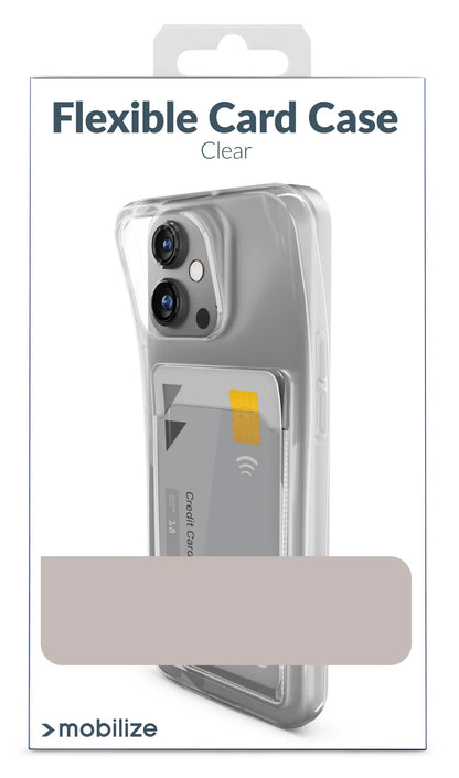 Mobilize Gelly Card Case Apple Iphone 15 Pro Max Clear - Essentify