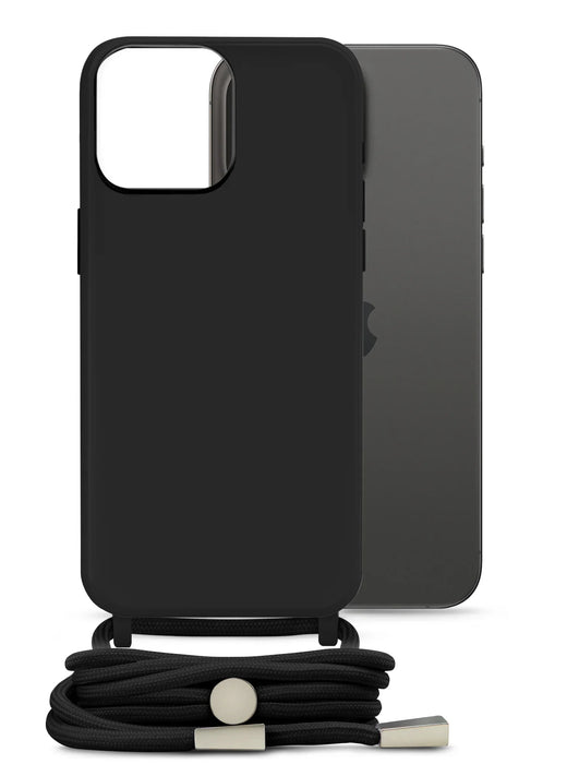 Mobilize Lanyard Gelly Case For Apple Iphone 15 Pro Max Black - Essentify
