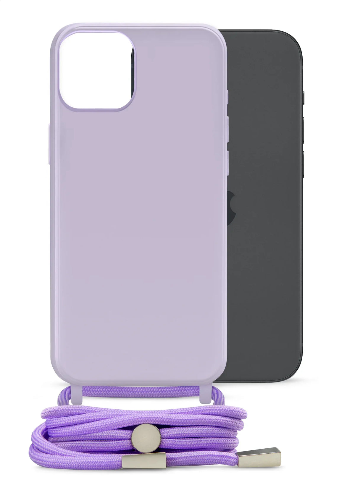 Mobilize Lanyard Gelly Case For Apple Iphone 15 Plus Pastel Purple - Essentify