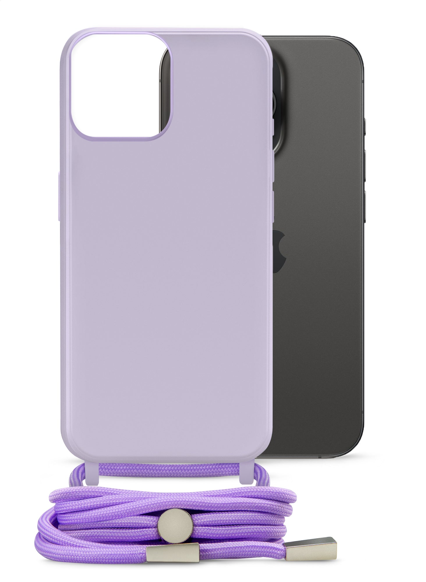 Mobilize Lanyard Gelly Case For Apple Iphone 15 Pro Pastel Purple