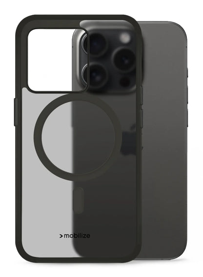Mobilize Magsafe Compatible Hybrid Pro Case Apple Iphone 15 Pro Black - Essentify