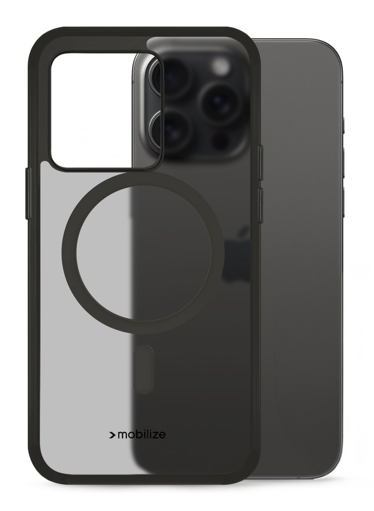 Mobilize Magsafe Compatible Hybrid Pro Case Apple Iphone 15 Pro Max Black