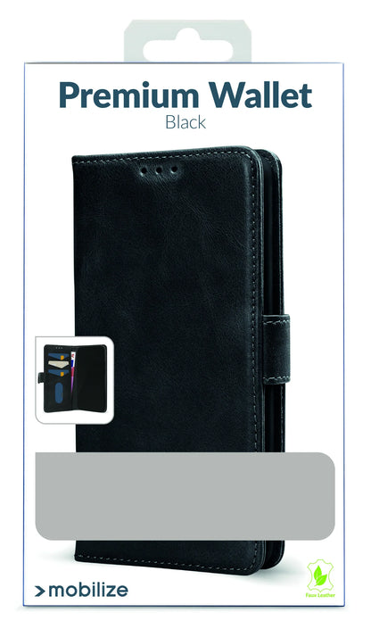 Mobilize Premium Gelly Wallet Book Case Apple Iphone 13/14/15 Black - Essentify
