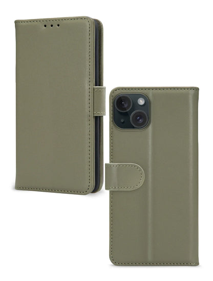 Mobilize Premium Gelly Wallet Book Case Apple Iphone 13/14/15 Green - Essentify