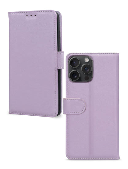Mobilize Premium Gelly Wallet Book Case Apple Iphone 15 Pro Max Purple