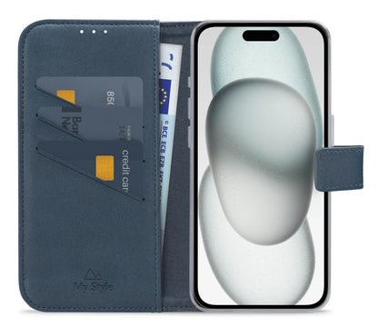 My Style Flex Wallet For Apple Iphone 15 Plus Ocean Blue - Essentify