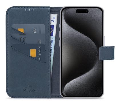 My Style Flex Wallet For Apple Iphone 15 Pro Ocean Blue - Essentify