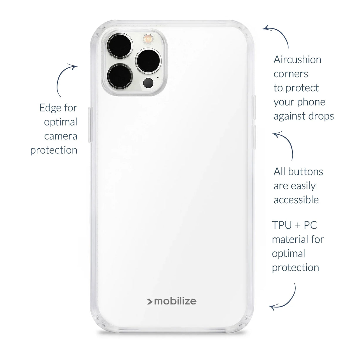 Mobilize Naked Protection Case Apple Iphone 15 Clear - Essentify