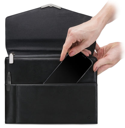 Mobilize Elegant Universal Tablet Clutch Black Croco - Essentify