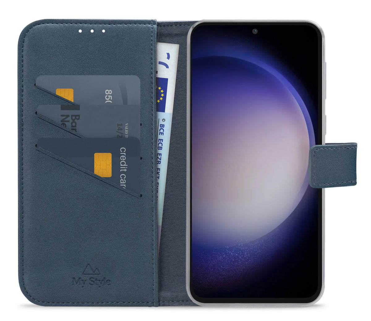 My Style Flex Wallet For Samsung Galaxy S23 Fe 5G Ocean Blue - Essentify
