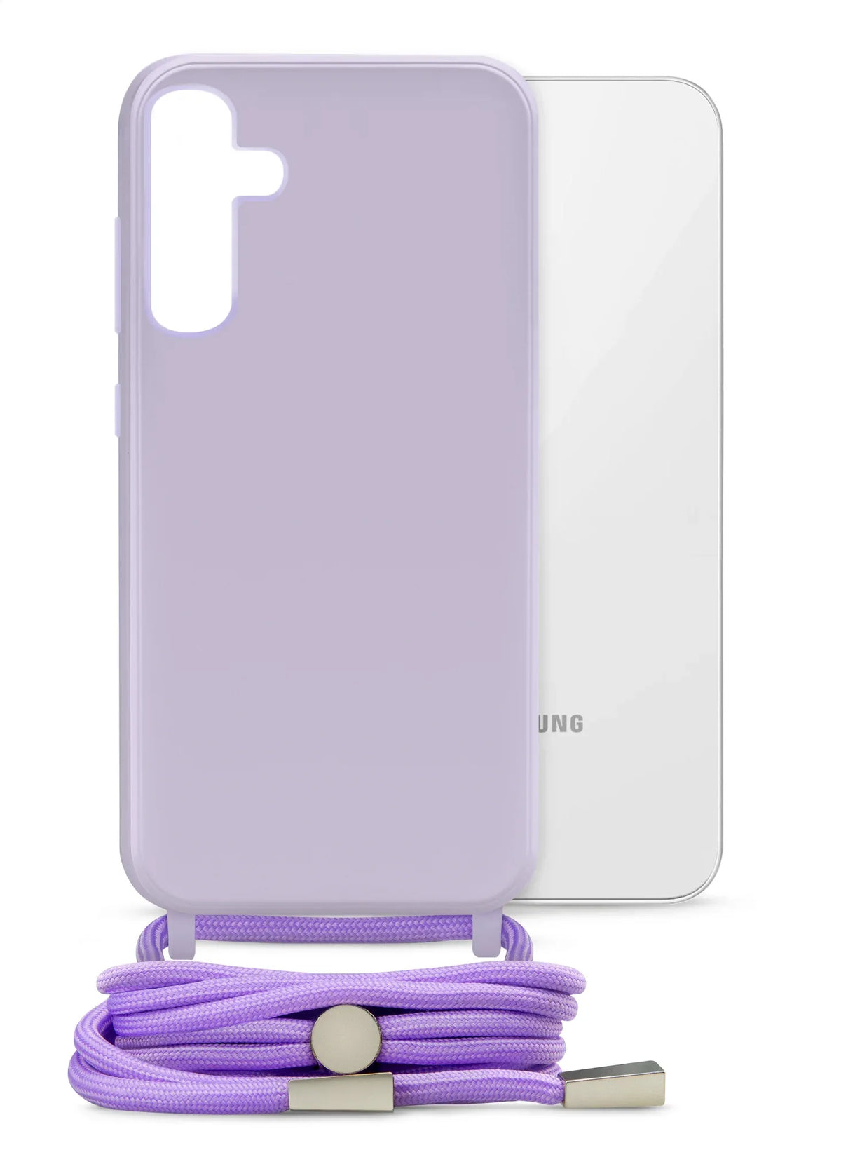 Mobilize Lanyard Gelly Case For Samsung Galaxy S23 Fe 5G Pastel Purple - Essentify