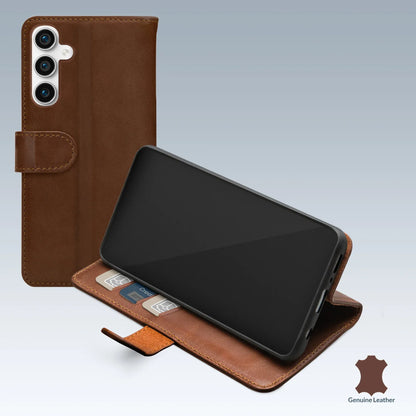 Mobilize Leather Wallet Samsung Galaxy S23 Fe 5G Brown - Essentify