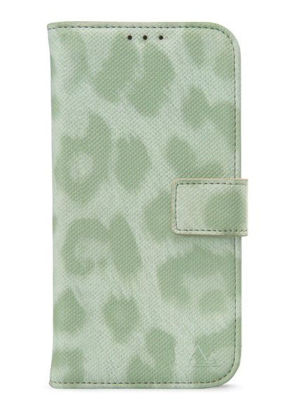 My Style Flex Wallet For Apple Iphone 15 Plus Green Leopard - Essentify