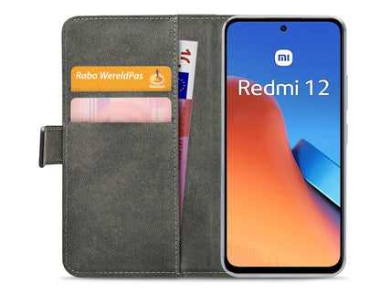 Mobilize Classic Gelly Wallet Book Case Xiaomi Redmi 12 Black - Essentify