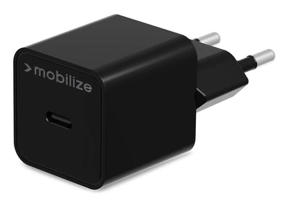 Mobilize Wall Charger Usb-C Gan 30W With Pd/Pps Black - Essentify