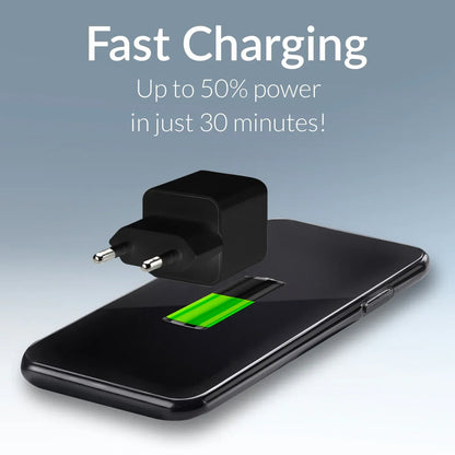 Mobilize Wall Charger Usb-C Gan 30W With Pd/Pps Black - Essentify