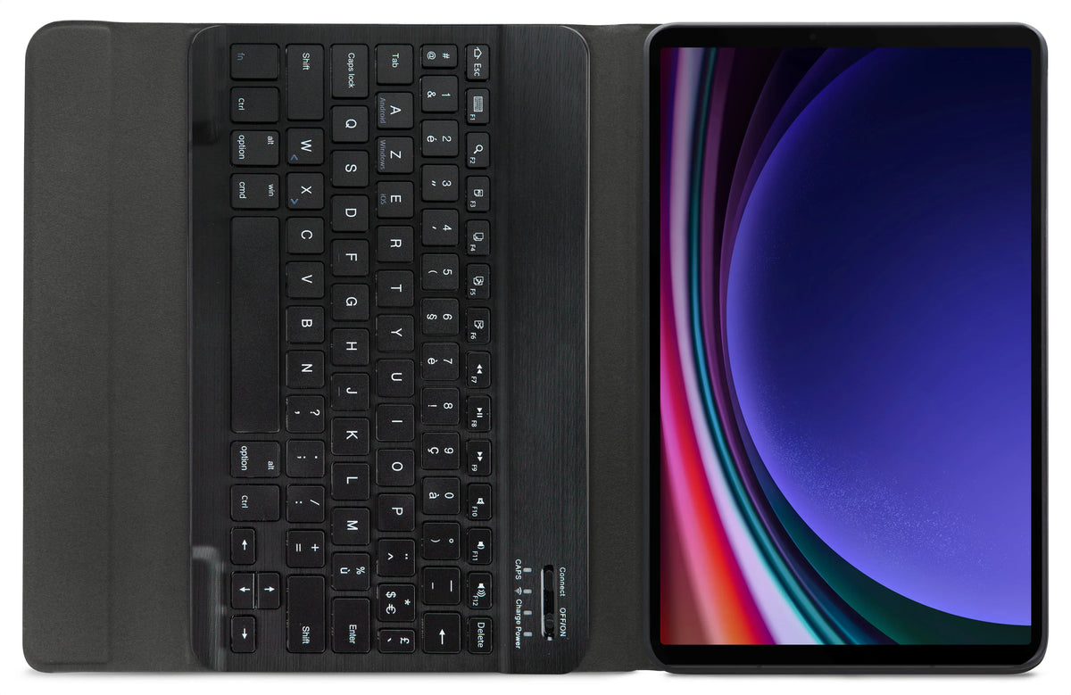 Mobilize Detachable Bluetooth Keyboard Case Samsung Galaxy Tab S9 11/S9 Fe 10.9 Black Azerty - Essentify